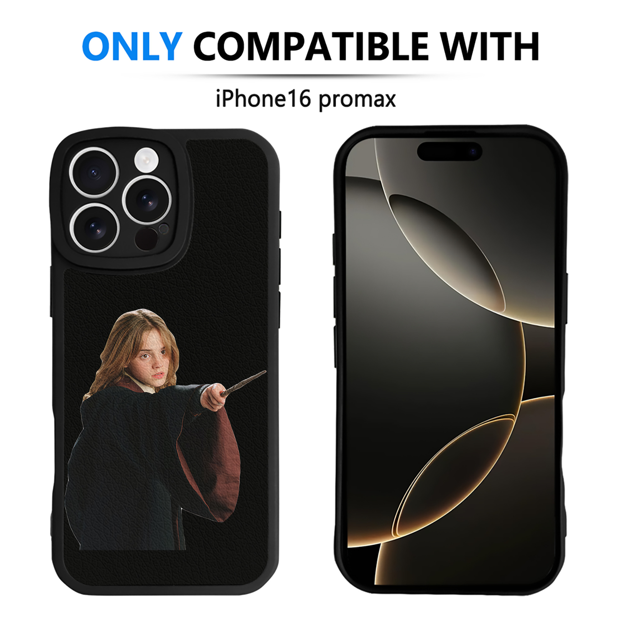 （画像用） Harry Potter ハリー・ポッターシリーズ 【iPhone 16シリーズ対応】シリコンスマホケース（レザー調） 材質：シリコン